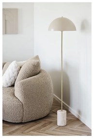 Beżowa lampa stojąca z metalowym kloszem (wysokość 155 cm) Sheffield – House Nordic