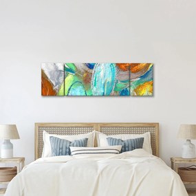 Obraz - Kolorowa abstrakcja (170x50 cm)
