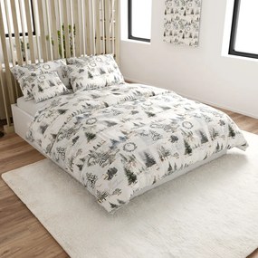 PrzytulneMieszkanie.pl PrzytulneMieszkanie.pl Bawełniana pościel WINTER WHISPER kolorowa Rozmiar pościeli: 70 x 90 cm | 140 x 200 cm