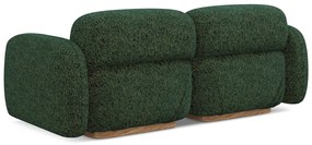 Ciemnozielona sofa modułowa 190 cm Ailani – Makamii