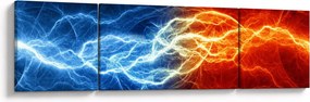 Obraz napięcia elektrycznego (170x50 cm)