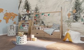 Drewniane łóżko dziecięce tipi Marulla 131G