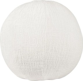 Poduszka 37x37x37 cm biała Leith LET76W