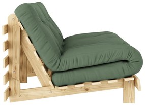 Zielona rozkładana sofa 160 cm Roots – Karup Design