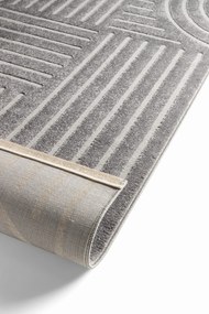 Dywan nowoczesny 3D Louis ciemny szary 200 cm x 290 cm