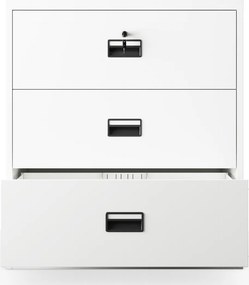 Szafka metalowa na kartoteki 90x60x102 cm Sara XL V3, kolor biały