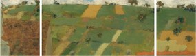 Obraz - Edouard Vuillard, Landscape of the Ile de France, reprodukcje (170x50 cm)