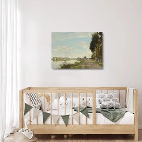 Obraz na szkle - Claude Monet, Argenteuil, reprodukcje (70x50 cm)