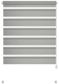 Szara roleta dzień i noc 80x150 cm Zebra – Gardinia