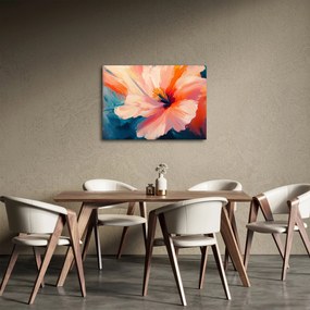 Obraz - Malowany kwiat (70x50 cm)