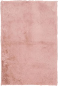 Dywan Futrzany Różowy 60x90 cm Włochaty Miękki Dekoracyjny Antypoślizgowy
