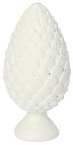 Dekoracja White Cone 13cm