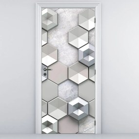 Fototapeta na drzwi - Abstrakcja 3D (95x205cm)