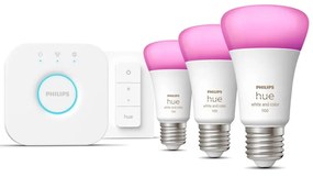 Inteligentny zestaw startowy 5 szt. z gwintem E27, 11 W White and color ambiance – Philips Hue