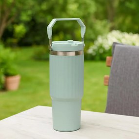 Termos stalowy z uchwytem VARMÖ, 900 ml