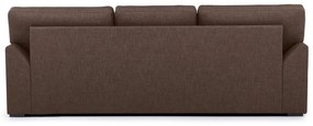 Brązowa rozkładana sofa 233 cm Janson – Scandic