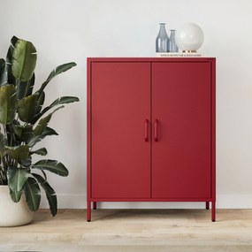 Szafka z półkami VITO, 800 x 1015 x 400 mm, Modern: czerwona
