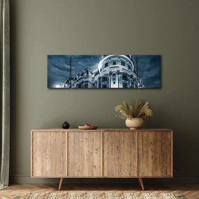 Obraz architektury w ciemności (170x50 cm)