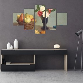 Obraz - Henri Fantin-Latour, Still  Life, reprodukcje (125x70 cm)