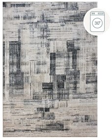 Szary dywan odpowiedni do prania 115x170 cm Silas Abstract – Flair Rugs