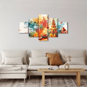 Obraz - Ilustracja akwarelowa (125x70 cm)