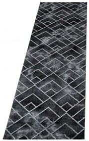 Dywan nowoczesny Naxos mozaika brązowo-szary 80 cm x 250 cm