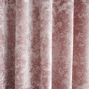 Różowe zasłony zestaw 2 szt. 168x229 cm Crushed Velvet – Catherine Lansfield
