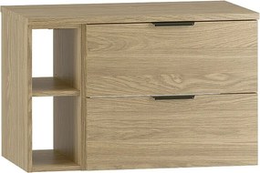 Zestaw do Łazienki 80cm Szafka Regał Blat Dąb Olejowany Pile