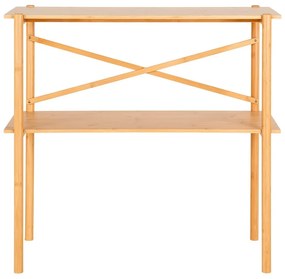 Bambusowa konsola w naturalnym kolorze 32x83 cm Manaus – House Nordic