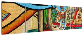 Obraz motywami egipskimi (170x50 cm)