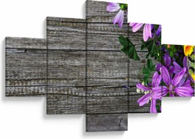 Obraz - kwiaty polne (125x70 cm)