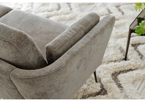 Szara aksamitna sofa 220 cm Mynta – Sits