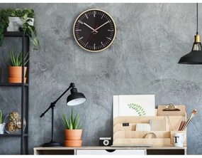 Zegar na ścianę nowoczesny efektowny okrągły cichy do kuchni salonu pokoju