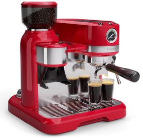 Klarstein Bella Café 1550W 19bar Ekspres Kolbowy Czerwony