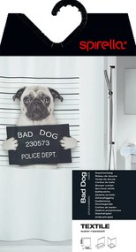Zasłona prysznicowa 180x200 cm Bad Dog – Spirella