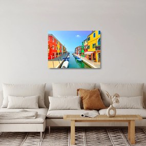 Obraz na szkle - Wyspa Burano, Wenecja, Włochy (70x50 cm)