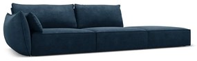 Ciemnoniebieski szezlong (lewostronny) Vanda – Mazzini Sofas