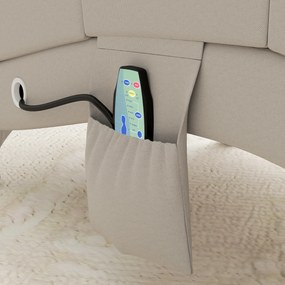 HOMCOM Fotel Relaksacyjny Elektryczny z Funkcją Masażu, Podgrzewaniem, Wibracjami i Poduszką Lędźwiową, 56 x 168 x 84 cm, Kremowy | Aosom PL