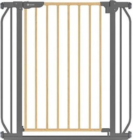 Lionelo - Bramka zabezpieczająca TRUUS SLIM czarna/beżowa