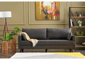 Antracytowa rozkładana sofa 208 cm Bella – Balcab Home