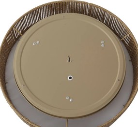 Lampa sufitowa Japandi naturalna z abażurem 46 cm 3-źródła światła - Luz