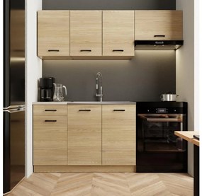 Meble kuchenne PATRICIA 180 cm dąb