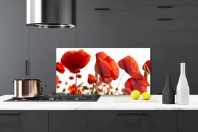 Panel Kuchenny Czerwone Maki O Poranku