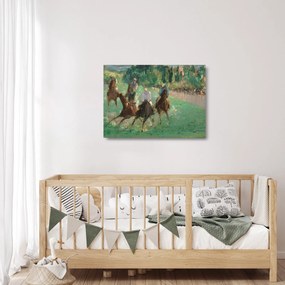 Obraz na szkle - Edouard Manet, At the Races, reprodukcje (70x50 cm)
