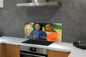 Panel nad Blat Kuchenny Dwie Kobiety - Paul Gauguin