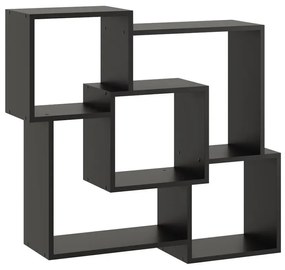 Czarna minimalistyczna półka ścienna W6-C03