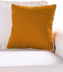 Poszewka Laura na poduszkę kolor żółty tkanina połyskliwa, welwetowa