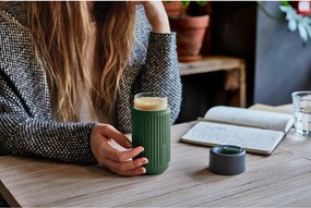 Zielony szklany kubek podróżny 340 ml – Black + Blum