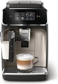 Automatyczny ekspres do espresso PHILIPS EP2336/40 LatteGo 4 napoje Czarny chrom, cichy ceramiczny młynek