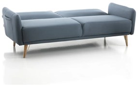 Niebieska rozkładana sofa Tomasucci Cigo, szer. 210 cm